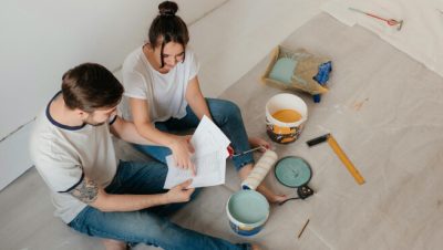 A Couple Sitting at the Floor - www.pexels.com